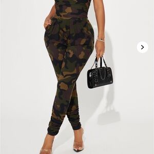 Camo Print Women's Jumpsuit